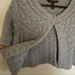 BCBG Maxazaria Gray Wool Wrap